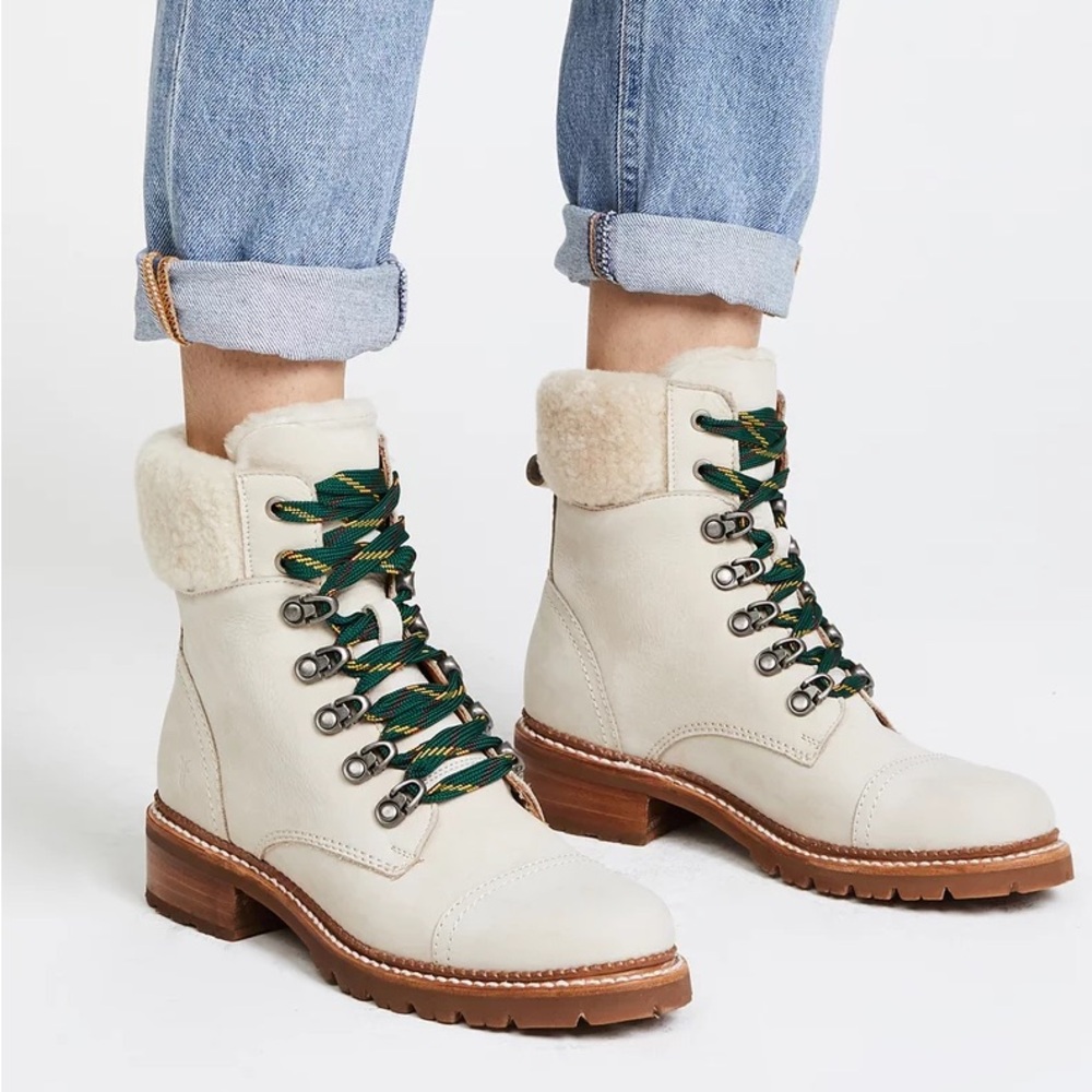 Frye Samantha hiker boots